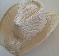 Woven Plain Cowgirl Hat